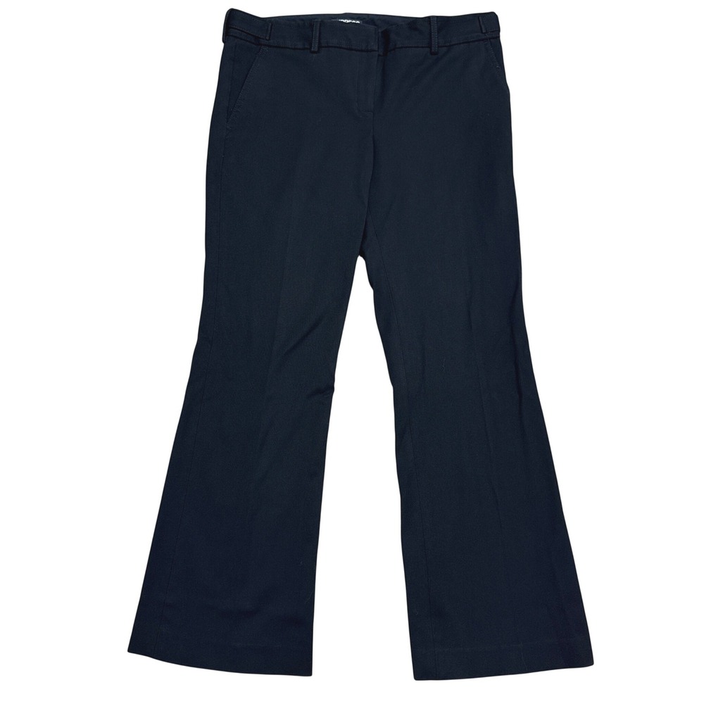 Express Columnist Dress Pants Womens 8S Black Bootcut Mid Rise Stretch Trousers